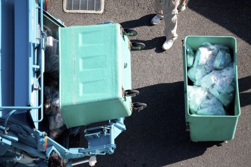 Efficient builders waste removal process